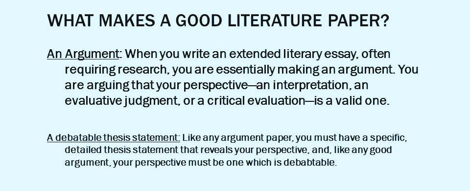 How to Write a Literary Analysis Essay
