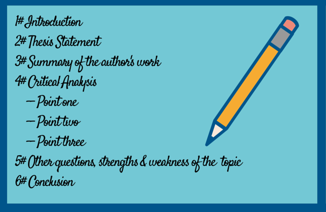 Critical Analysis Essay